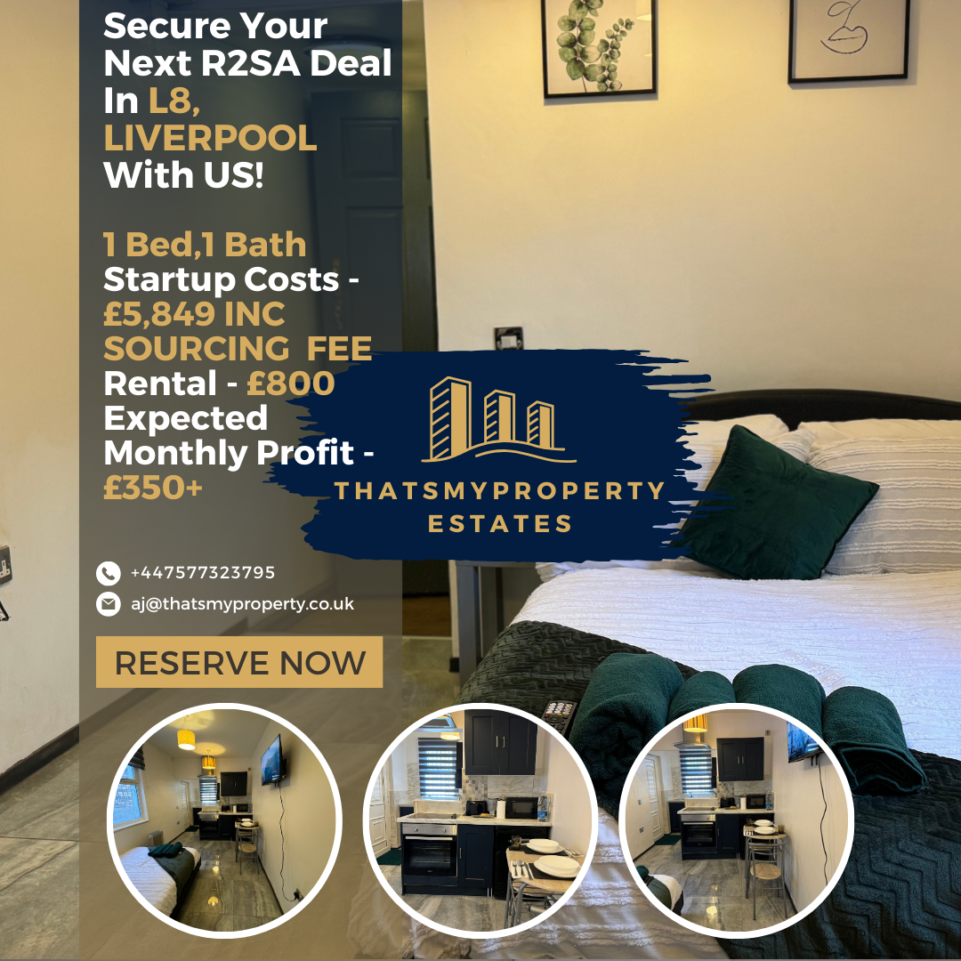 Studio Apartment Rent To SA Deal In Liverpool